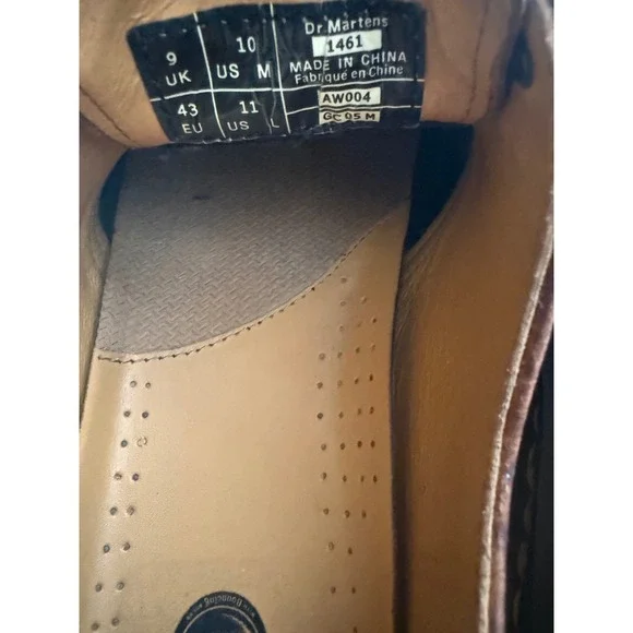 Dr Martens 1461 Mens Leather Brown Oxford Shoes 10 US M - Picture 5 of 11